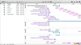 OmniPlan pro 3.5 管理項目計劃構(gòu)建圖